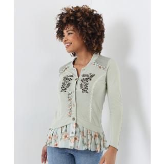 Joe Browns Top Jersey Ricamato Floreale  