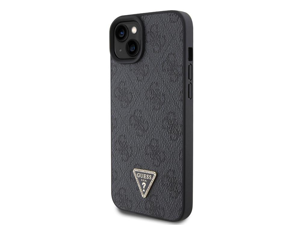 GUESS  Coque iPhone 15 Plus Triangle Strass 4G 