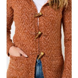 Joe Browns Cardigan à capuche avec brandebourgs  