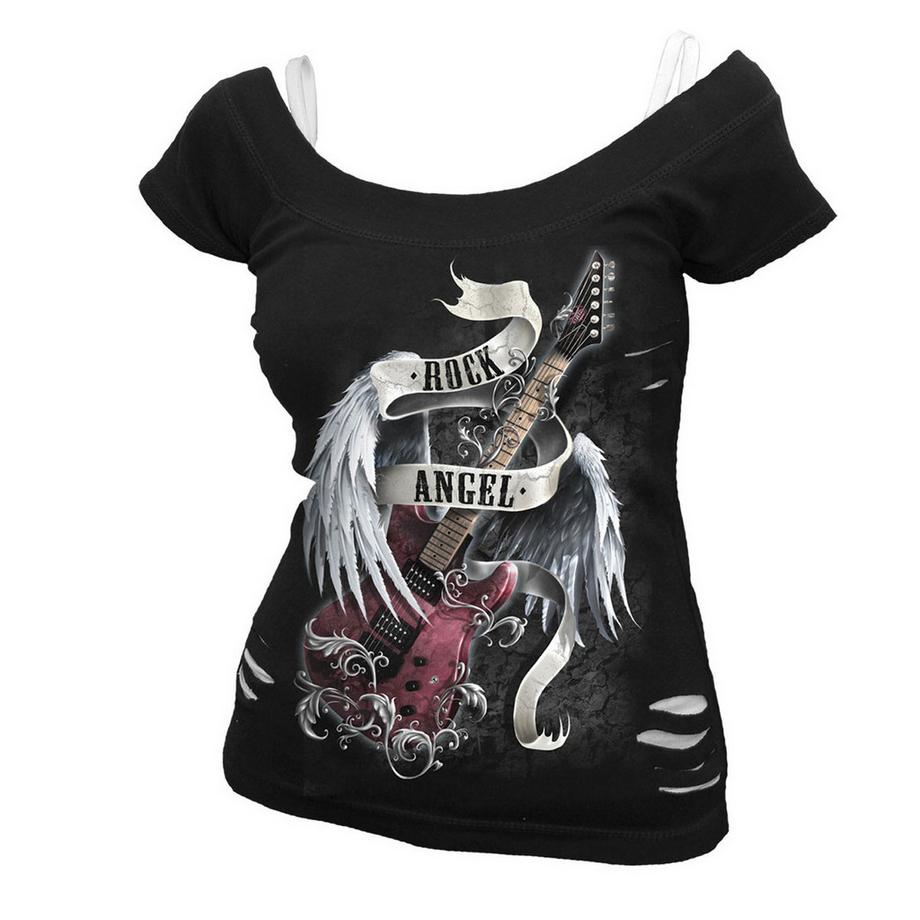 Rock Angel Maglietta 2 In 1