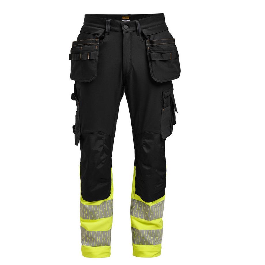 Jobman  Craftsman Pantalone Elasticizzato Alta Visibilità 