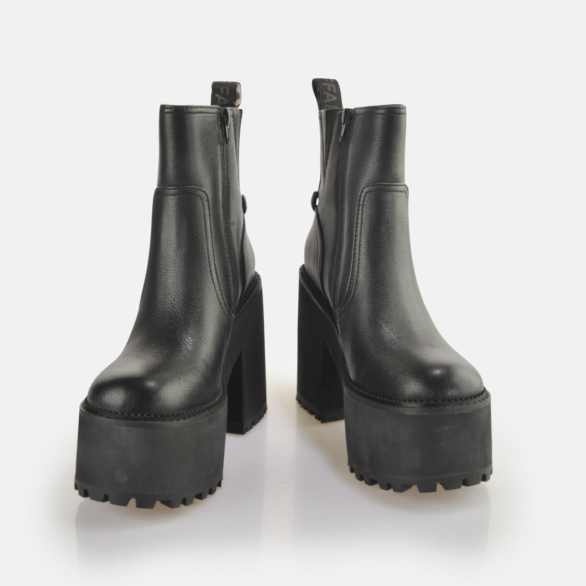 Buffalo  stiefeletten damen mit reißverschluss killah - vegan nappa mid 