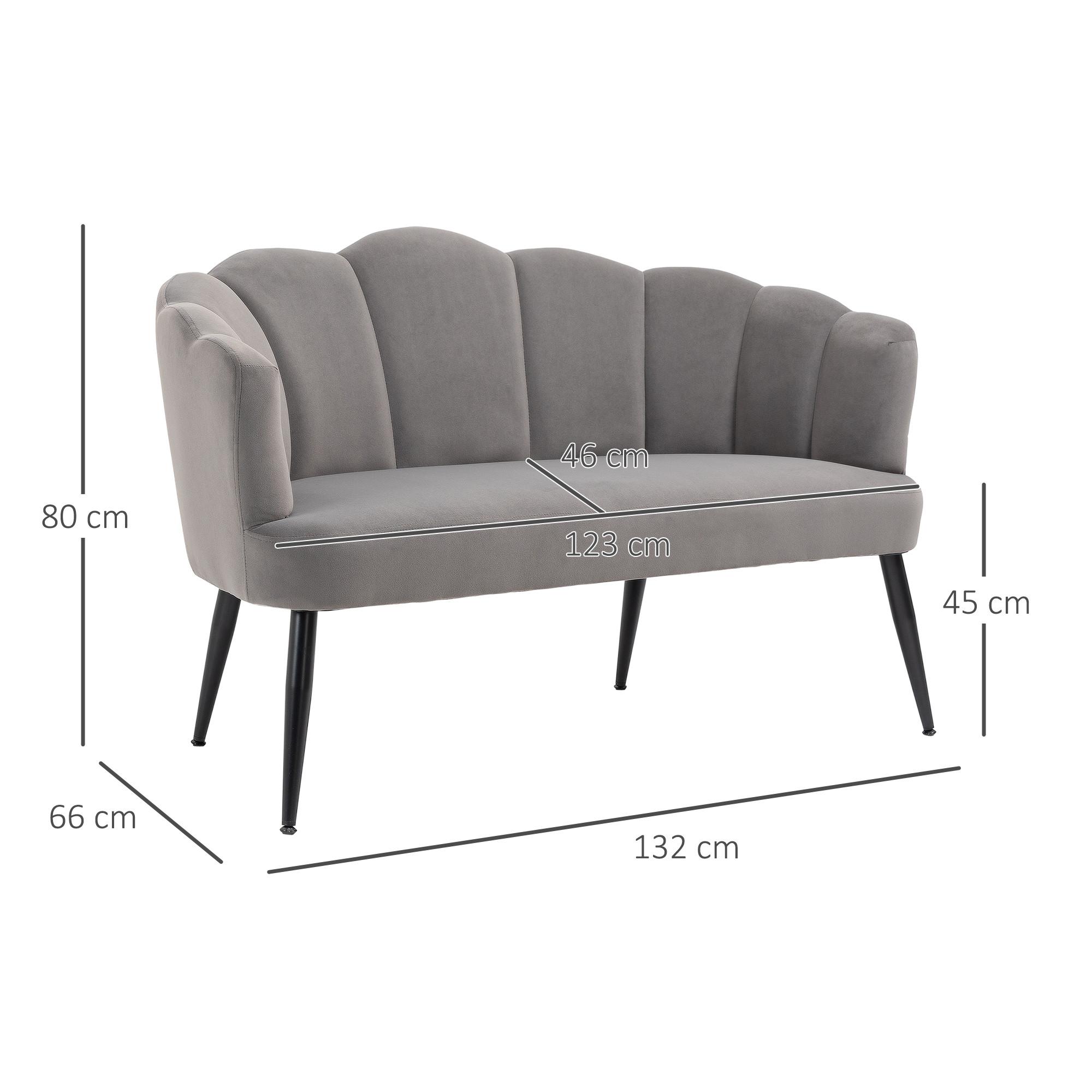 HOMCOM 2 Sitzer Sofa  