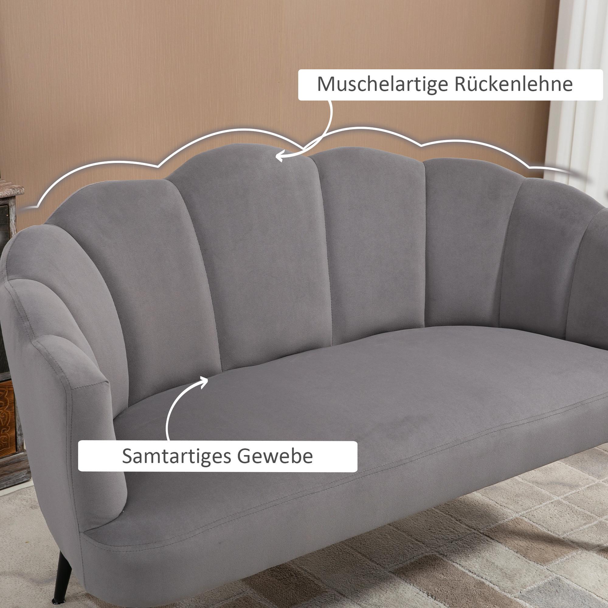 HOMCOM 2 Sitzer Sofa  