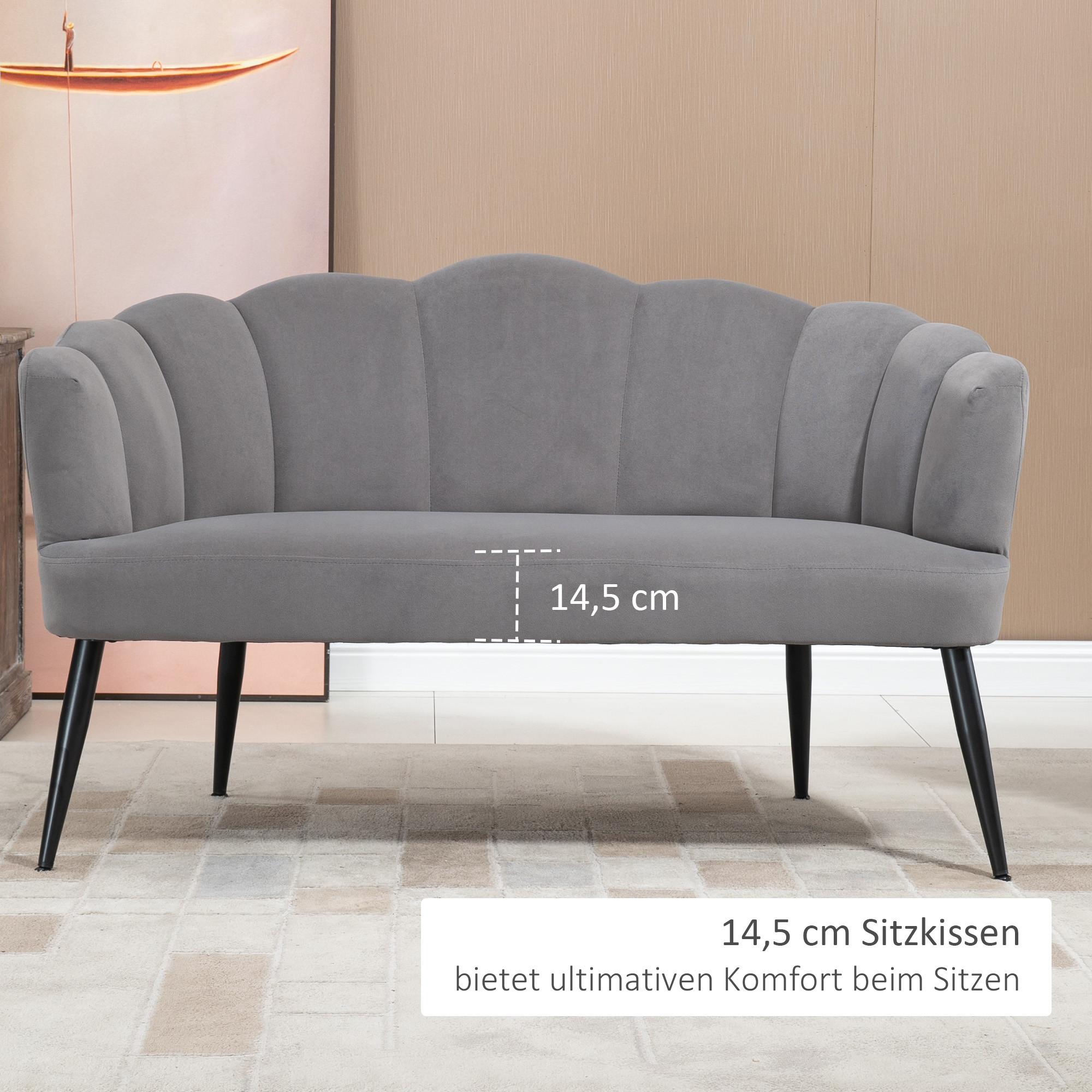 HOMCOM 2 Sitzer Sofa  