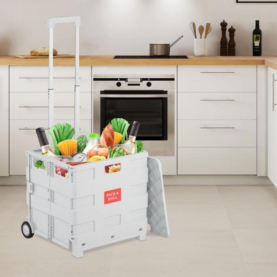 Northix Carrello della spesa con coperchio  