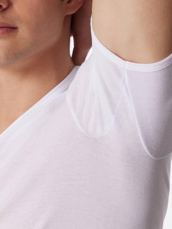 Schiesser Feinripp V-Ausschnitt T-Shirt  