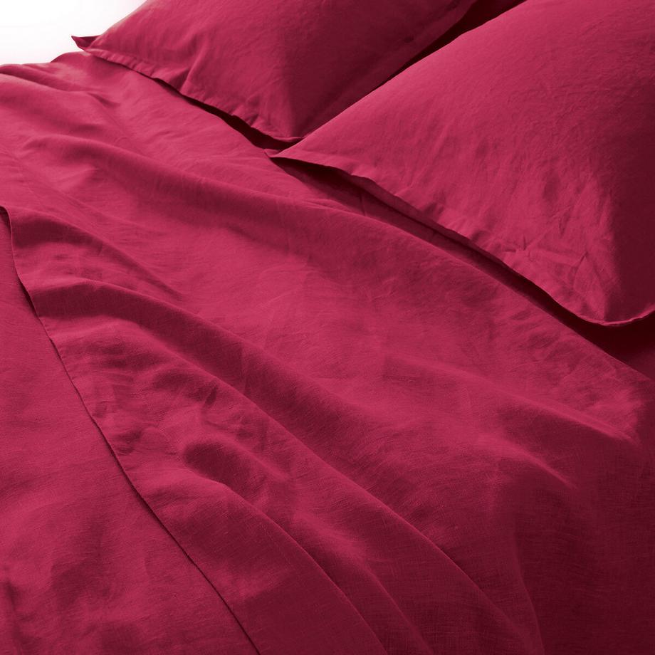 La Redoute Intérieurs Drap Plat Linot en Lin Prélavé  