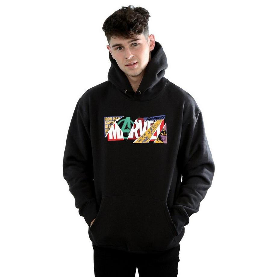 MARVEL Logo Print Hoodie  