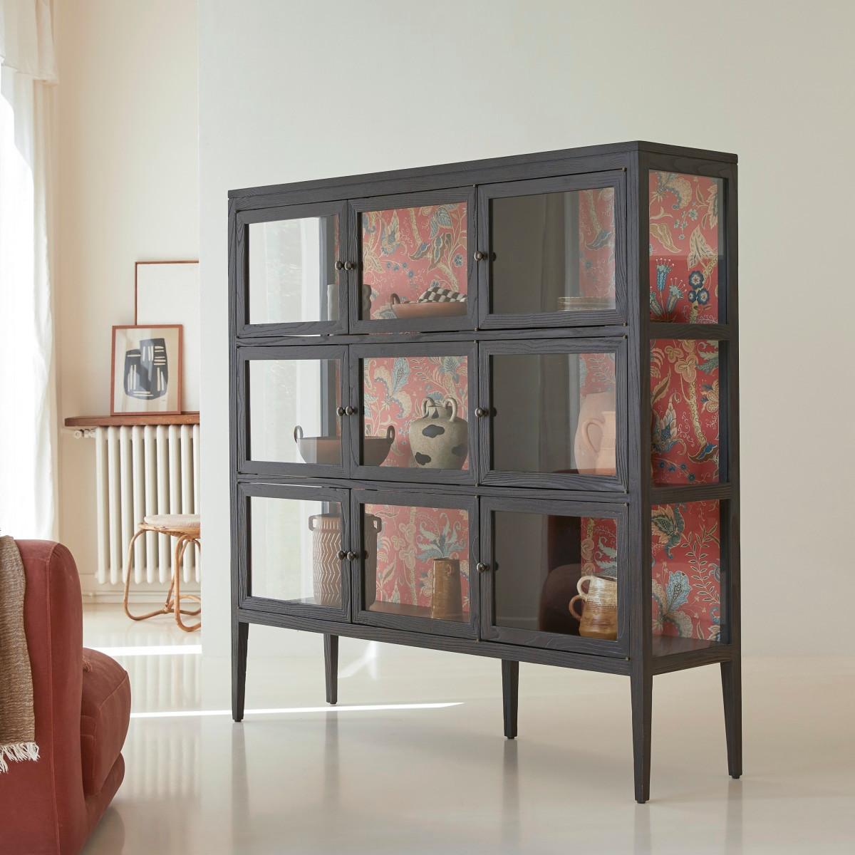 Tikamoon Vetrinetta larga in legno di olmo Tana  