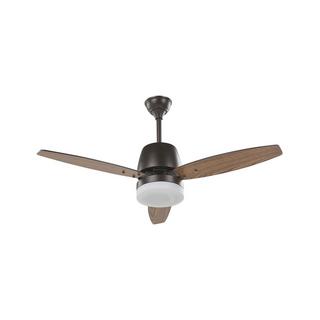 Beliani Ventilateur de plafond avec lampe en MDF Industriel MLAVA  