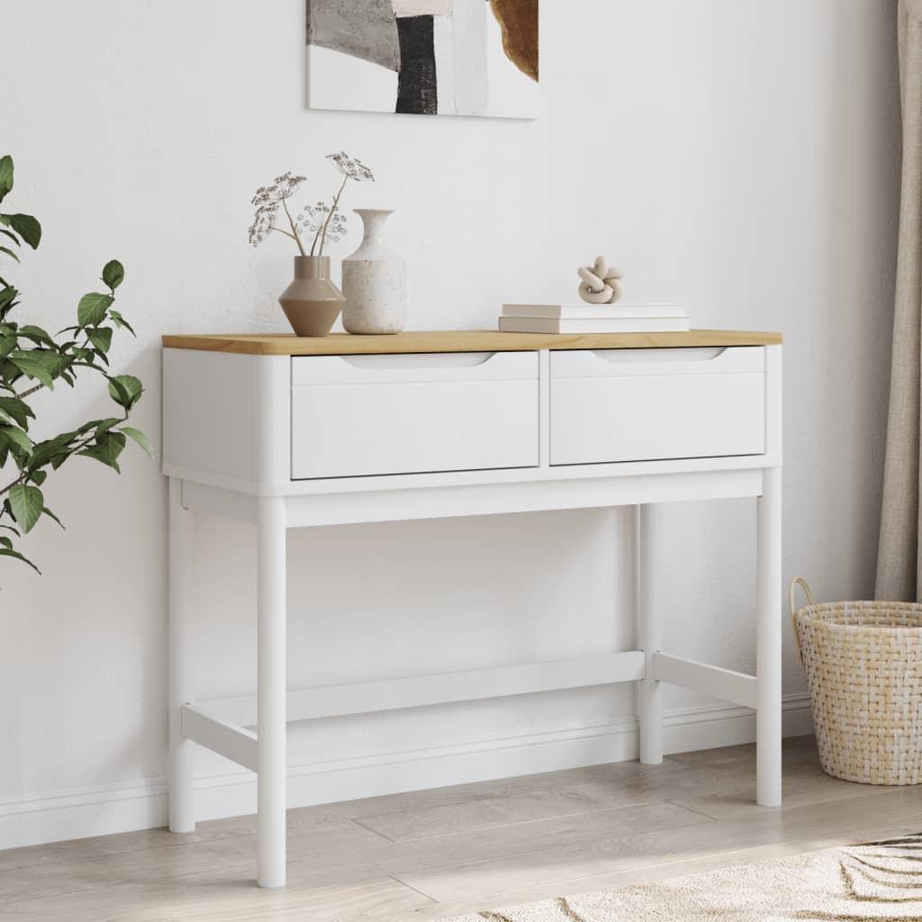 VidaXL Table console bois de pin  