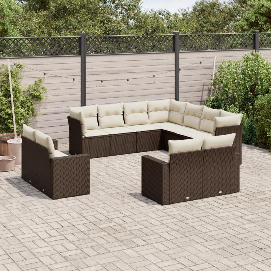 VidaXL Garten sofagarnitur poly-rattan  