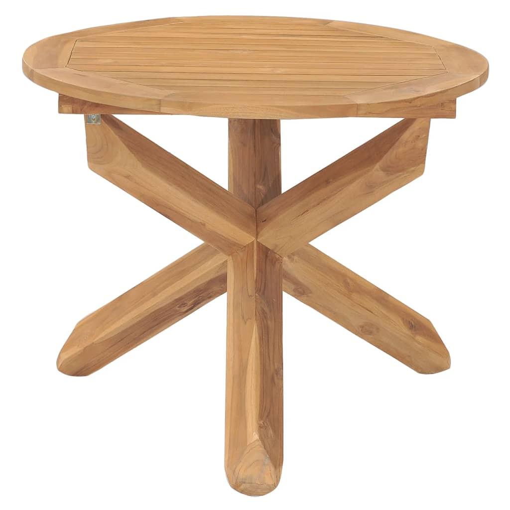 VidaXL Table de jardin bois  