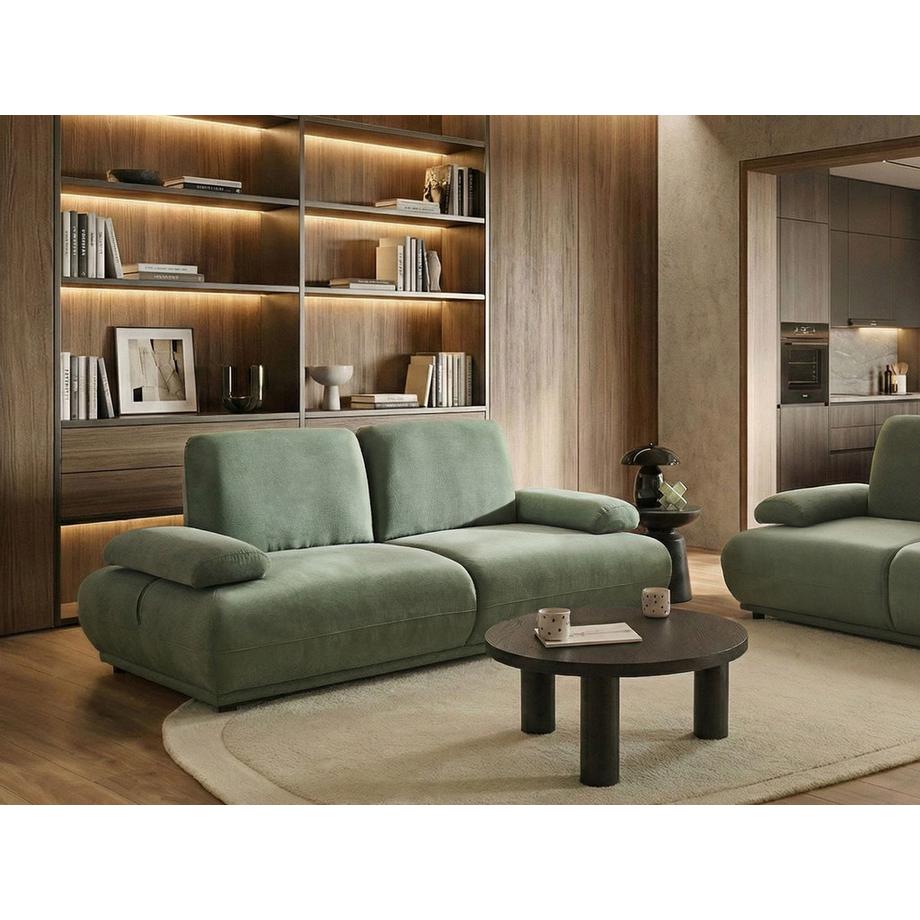Beliani Canapé 3 places en Tissu Moderne NACKA  