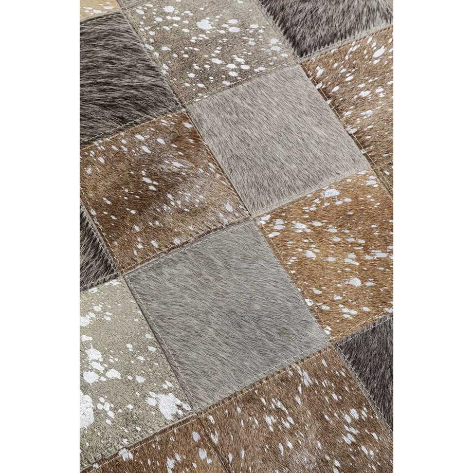 KARE Design Tapis Squares gris 120x180  