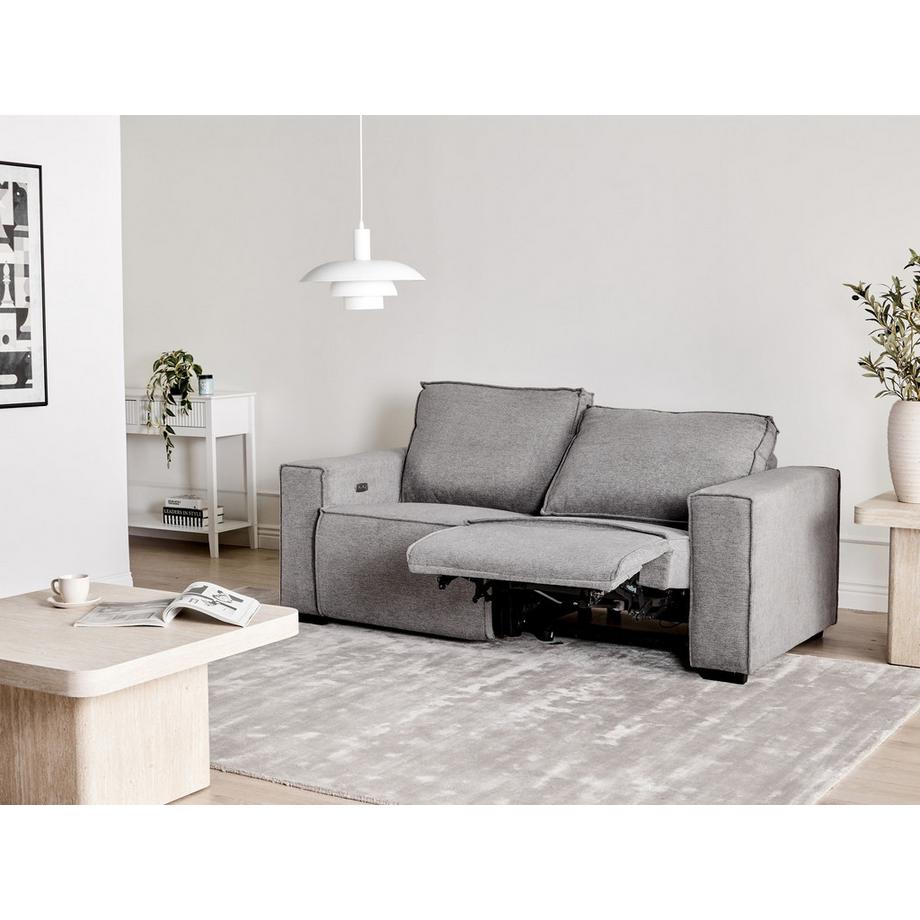 Beliani Canapé 2 places en Tissu Moderne NUKARI  