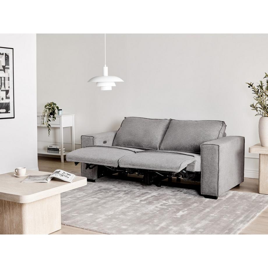 Beliani Canapé 2 places en Tissu Moderne NUKARI  