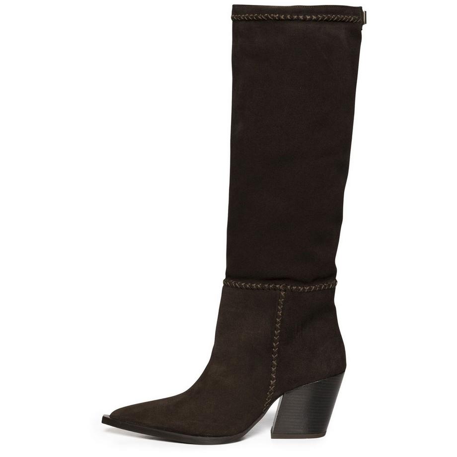 STEVE MADDEN Bottes mi-mollet à bout pointu et talon bloc  