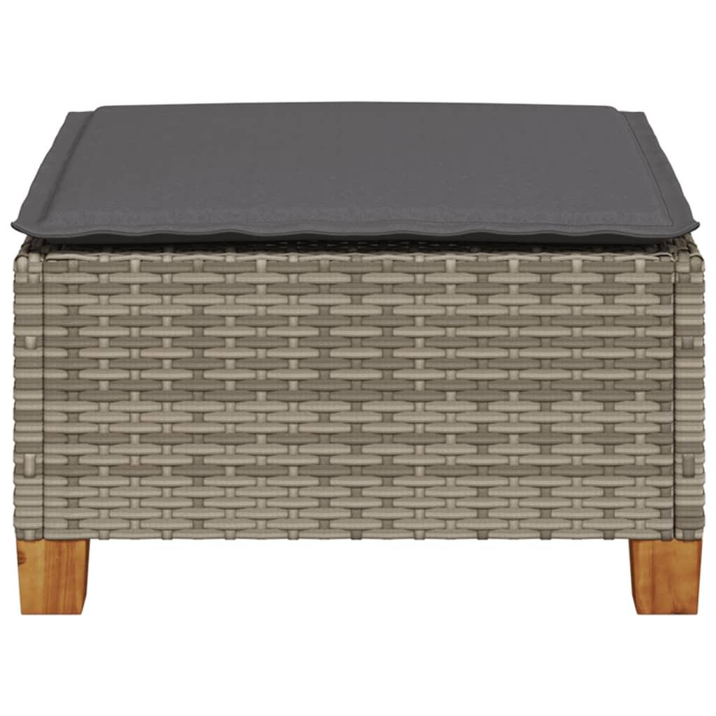 VidaXL  Gartenhocker poly-rattan 