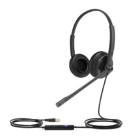 Yealink  Yealink UH34 Lite Casque Avec fil Arceau Bureau/Centre d'appels Noir 