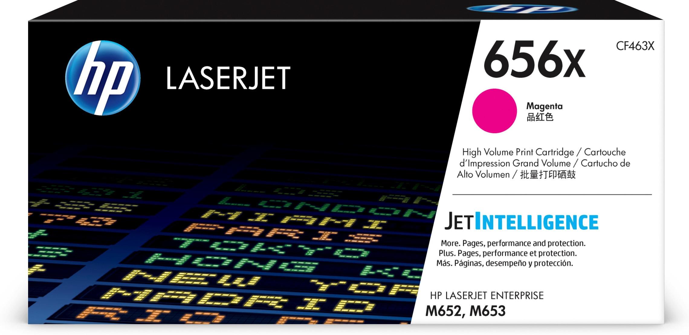 Hewlett-Packard  HP Toner-Modul 656X magenta CF463X CLJ Enterprise M652 22'000 S. 