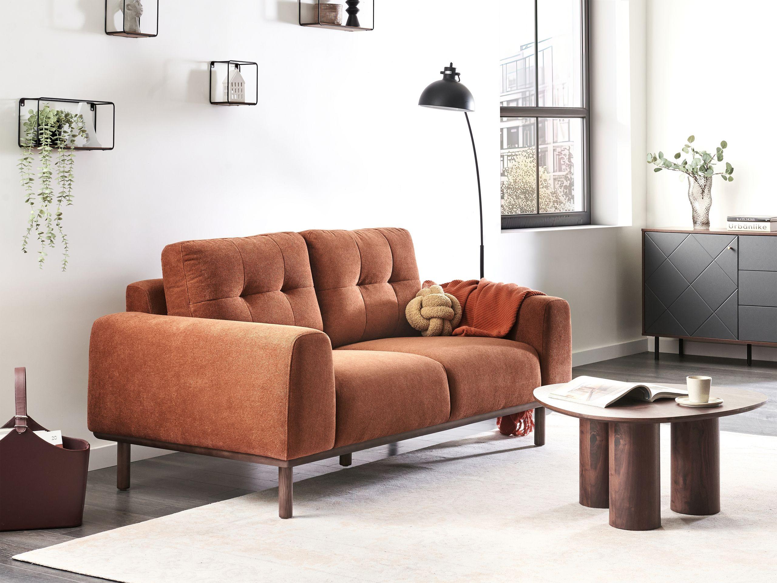 Beliani 2 Sitzer Sofa aus Polyester Klassisch LAURILA  