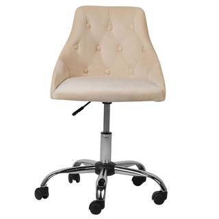 Beliani Chaise de bureau en Velours Glamour PARRISH  