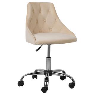 Beliani Chaise de bureau en Velours Glamour PARRISH  