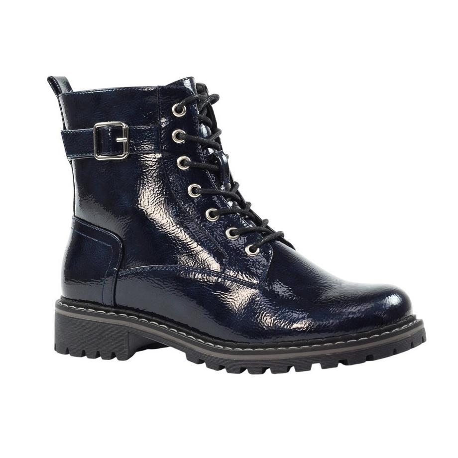 Parlour Stiefeletten , Patent Kunststoff