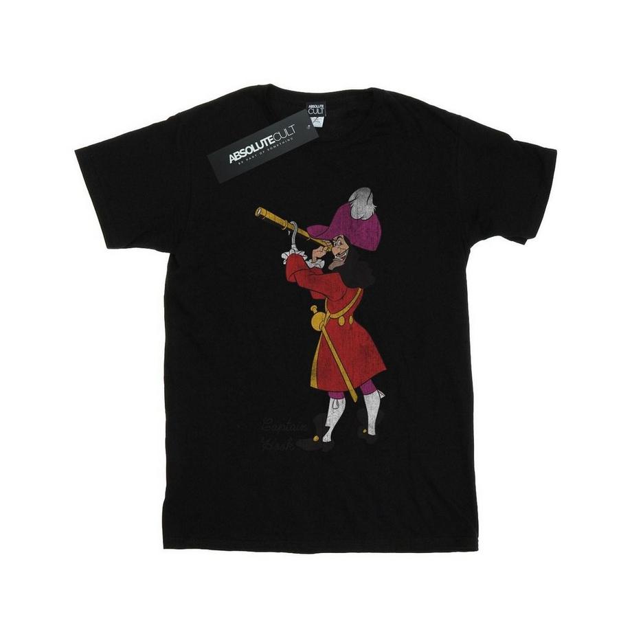 Peter Pan T-Shirt Classica Stampata Capitan Uncino  