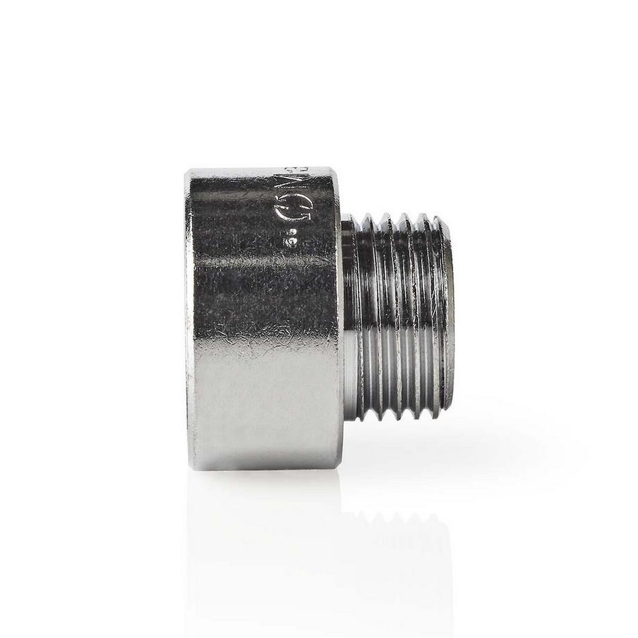 Nedis raccord de tuyau | 3/4'' | 1/2'' | Métal | Argent  