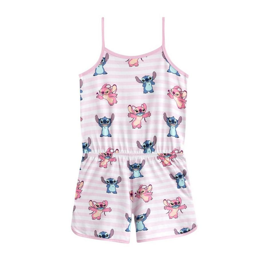 Lilo & Stitch  Combishort Sans Manches Motif Stitch Et Angel 