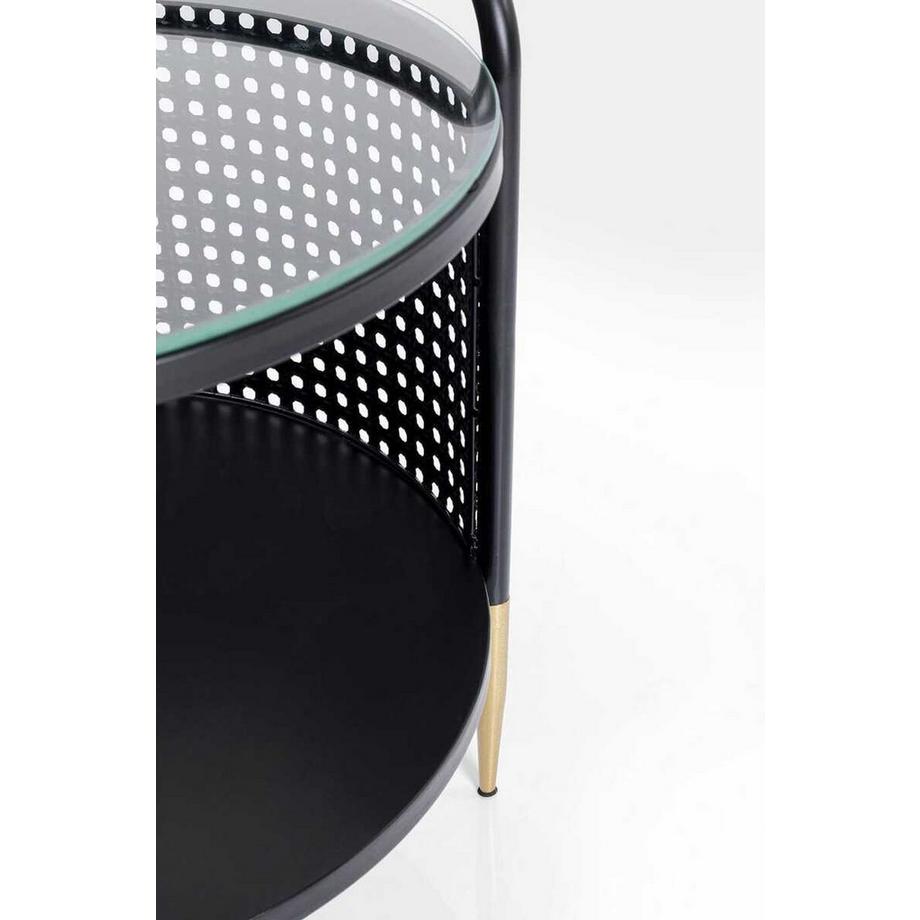 KARE Design Beistelltisch Fence rund 45  