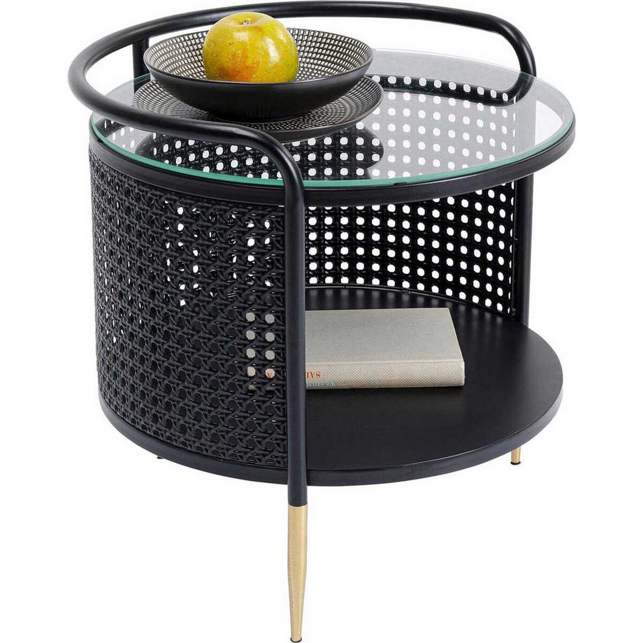 KARE Design Beistelltisch Fence rund 45  