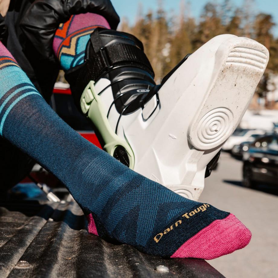 Darn Tough Vermont  Calze Donna Sopra il Polpaccio in Lana Merino per Sci e Snowboard 