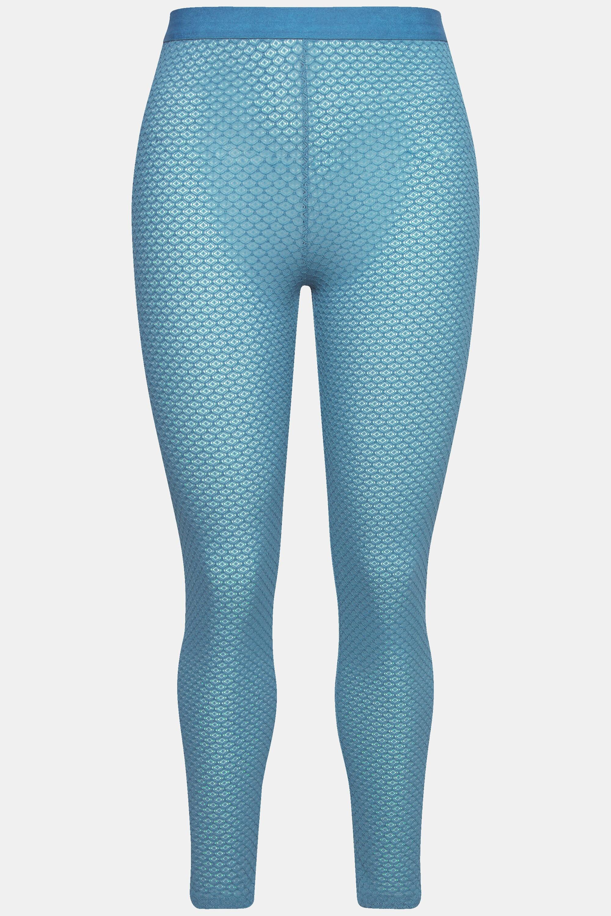 Ulla Popken  Legging, dentelle motif diamant, matière légèrement transparente 