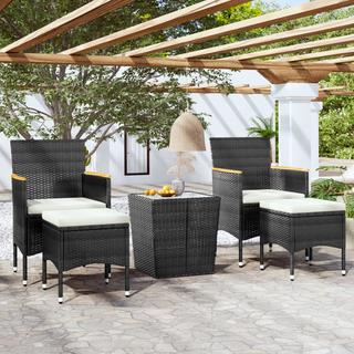 VidaXL set bistrot da giardino Polirattan  