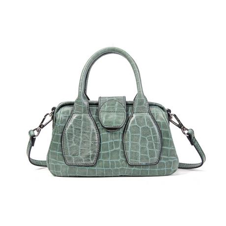 Kate Lee  Sac porté main ou porté bandoulière en cuir Pikasso couleur vert 