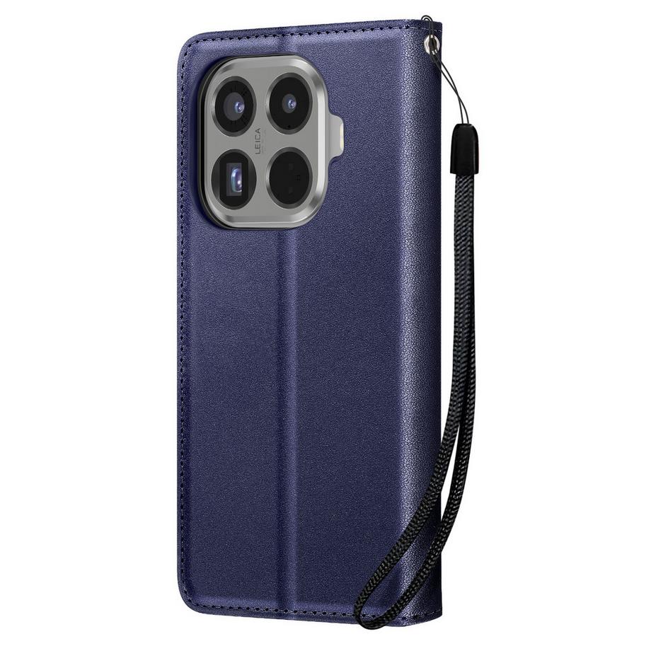 Custodia a portafoglio per Xiaomi 15T Pro con cinturino da polso e porta carte