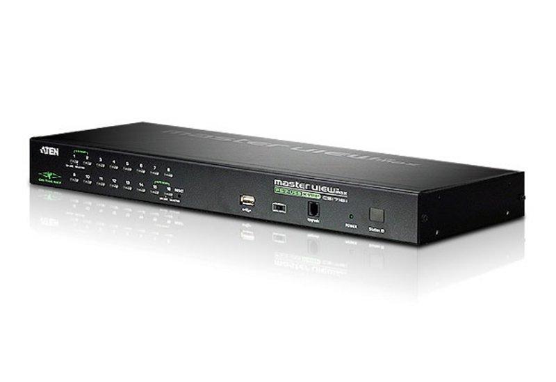 Image of ATEN 1-Local/Remote Share Access 16-Port PS/2-USB VGA KVM over IP Switch