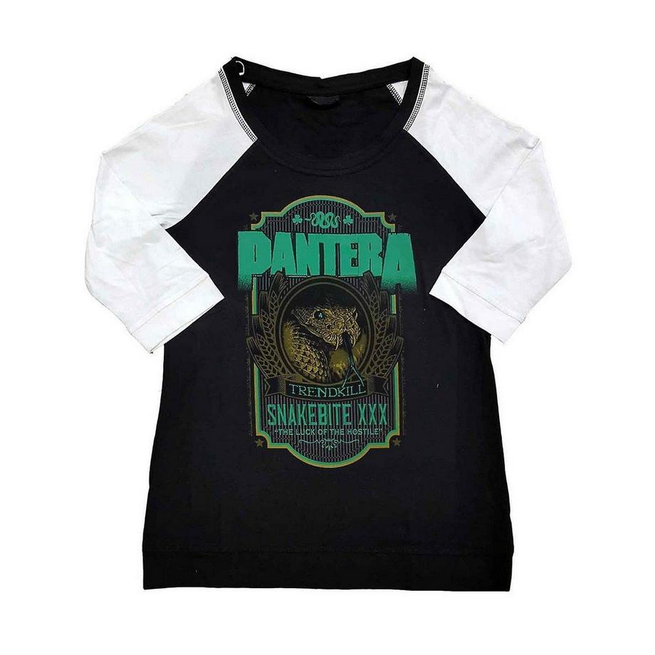 Pantera Snakebite XXX Raglanärmel T-Shirt  