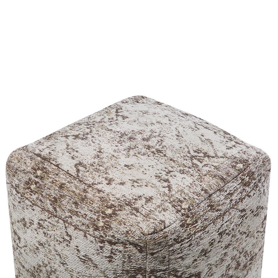 Beliani Pouf aus Baumwolle Rustikal MEERUT  