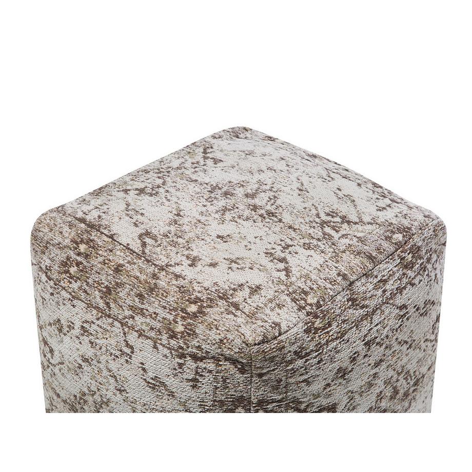 Beliani Pouf aus Baumwolle Rustikal MEERUT  