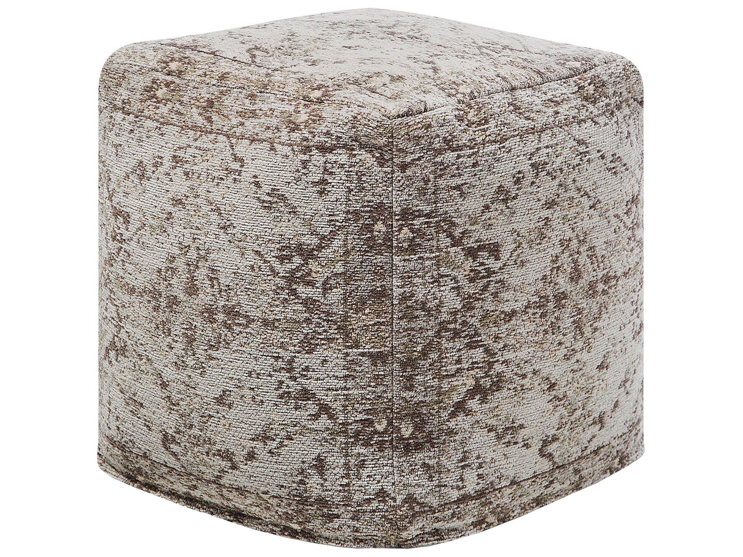 Beliani Pouf en Coton Boho MEERUT  