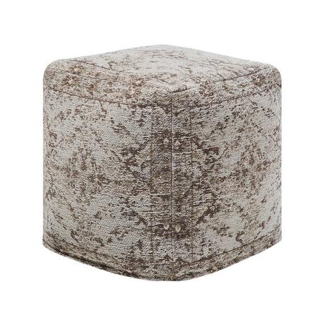 Beliani Pouf en Coton Boho MEERUT  