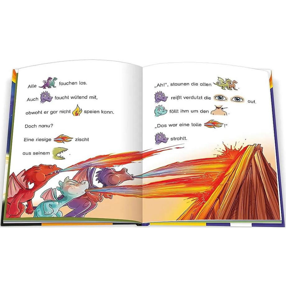 Drache Neo und die Kraft der Feuerbohnen Grimm, Sandra; Grubing, Timo (Illustrationen) Couverture rigide 