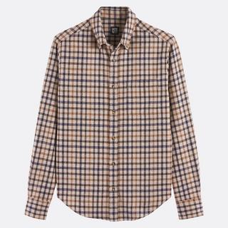 La Redoute Collections Kariertes Flanell Wollmischgewebe Hemd  