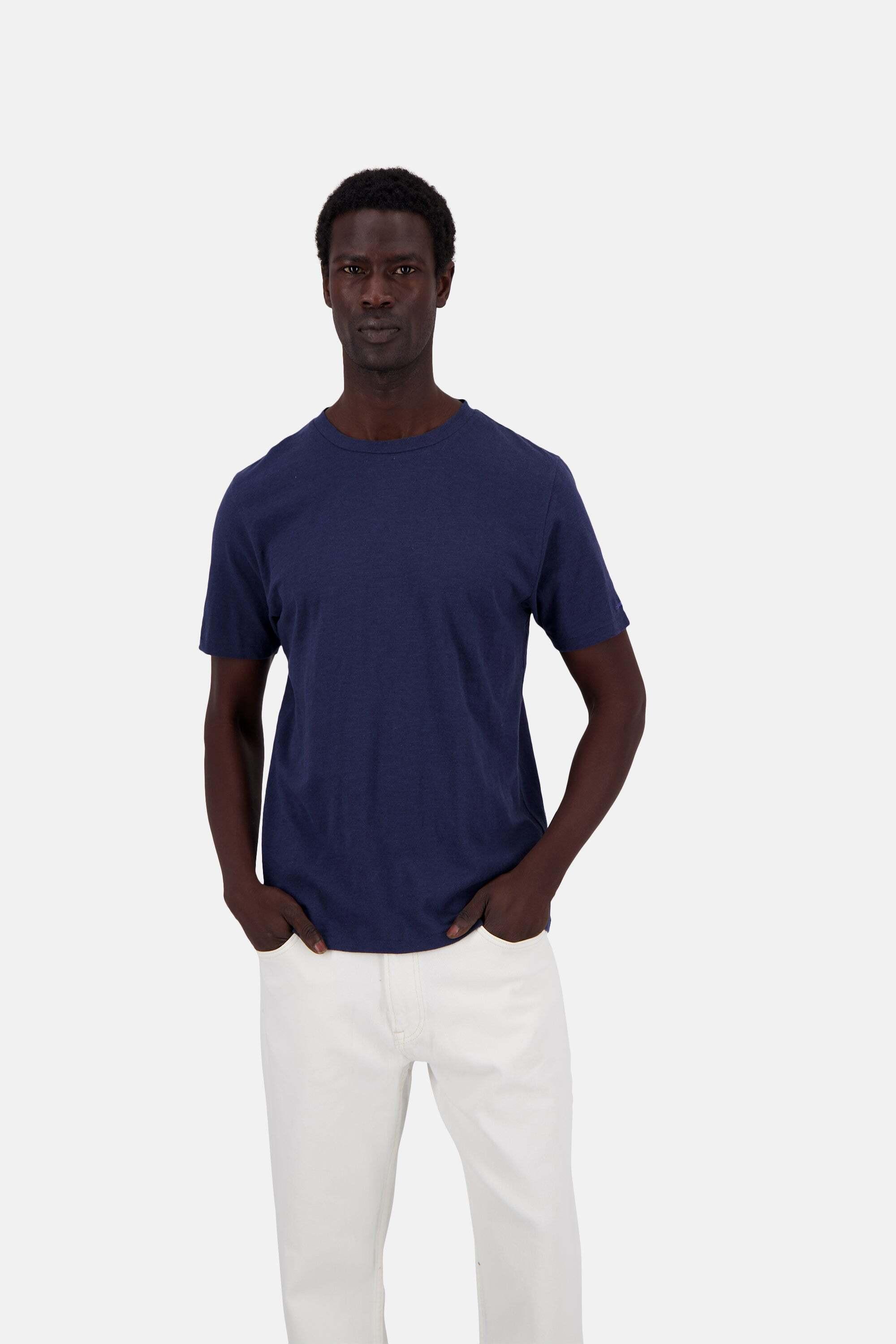 Colours & Sons Leinenmischung Regular Fit T-Shirt  