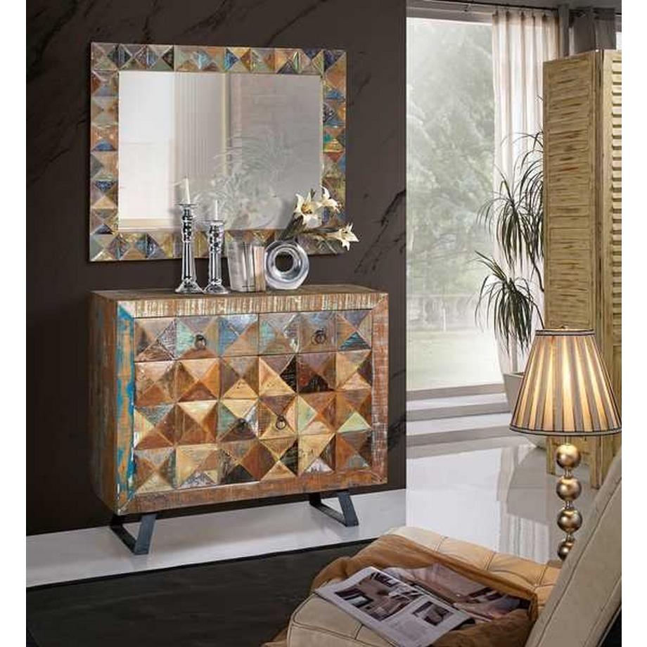 mutoni Madia Milena in legno riciclato multicolor 100  